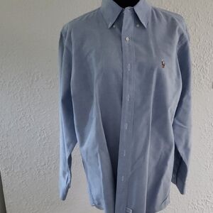 Ralph Lauren Blue Casual Button Down Shirt